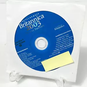 Encyclopedia Britannica 2003 Deluxe Edition PC/MAC CD-ROM Software - Picture 1 of 2