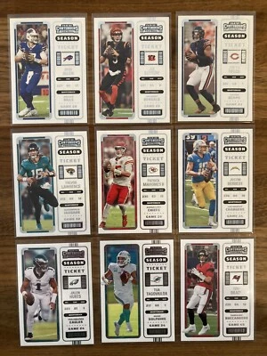 ~ BOGO FREE! ~ 2022 CONTENDERS Football Base Set 1-100 COMPLETE YOUR SET  PYC - Image 1 of 2