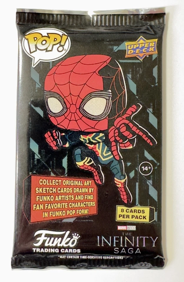 Funko POP 2023 Upper Deck Marvel MCU Infinity Saga Trading Cards 2 Booster Pk