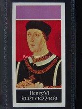 No.15 HENRY VI Kings & Queens of England Issued by Carreras / Black Cat 1977