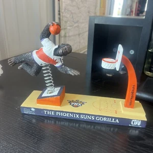 Phoenix Suns Gorilla Mascot Dunking Bobblehead Statue w Backboard Inhale Life TY - Picture 1 of 2