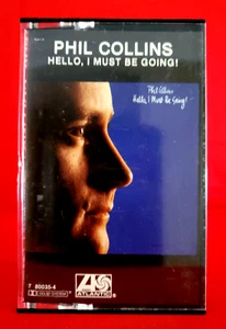 Phil Collins Hello I Must Be Going Cassette 1982 Atlantic - Imagen 1 de 6