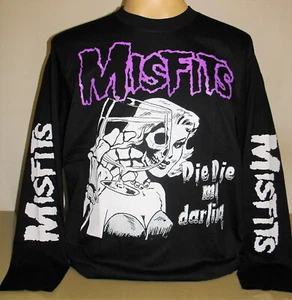 Camiseta Misfits Die My Darling Punk Band Mangas Largas Talla S M L XL 2XL 3XL - Imagen 1 de 2