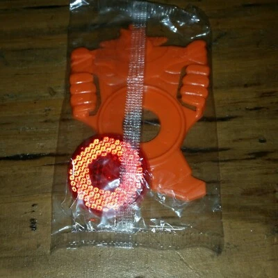 Robot Bicicleta Reflector Kelloggs Cereal Juguete Premium 1985 Transformer Shogun Naranja Foto 1 de 2