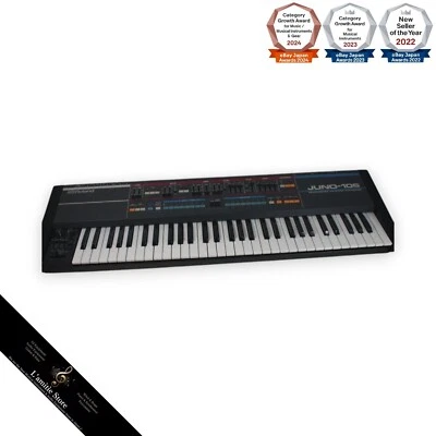 Roland JUNO-106+Case 6 Voice Programmable Polyphonic Synthesizer 61-Key JUNO106 - Image 1 of 4
