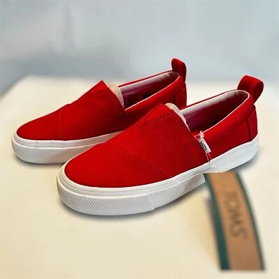 TOMS - Zapatilla sin cordones Alpargata Fenix rosa oscuro para niña - Talla 12 Foto 1 de 4