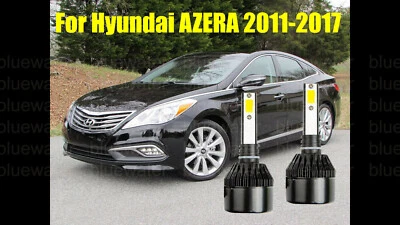 LED For Hyundai AZERA 2011-2017 Headlight Kit H7 6000K White CREE Bulbs Low Beam - Image 1 of 4