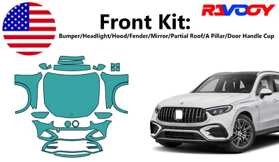 For Mercedes-Benz GLC AMG43 SUV 2024-2025 Front Paint Protection Film PreCut PPF - Image 1 of 4