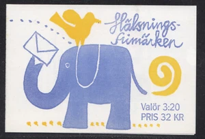SUECIA (H449) Scott 2087a, folleto de saludos, en muy buen estado - Imagen 1 de 1