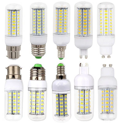 1X 10X E27 ES B22 BC E14 G9 GU10 LED Corn Bulbs Warm Cool White Lamp 220V Light - Image 1 of 4