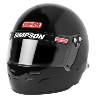 Casco Simpson Viper Snell Sa2020 negro brillante M6 Msa Hans coche carreras karting Foto 1 de 4