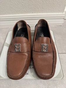 Leather Fendi Loafers - Picture 1 of 6