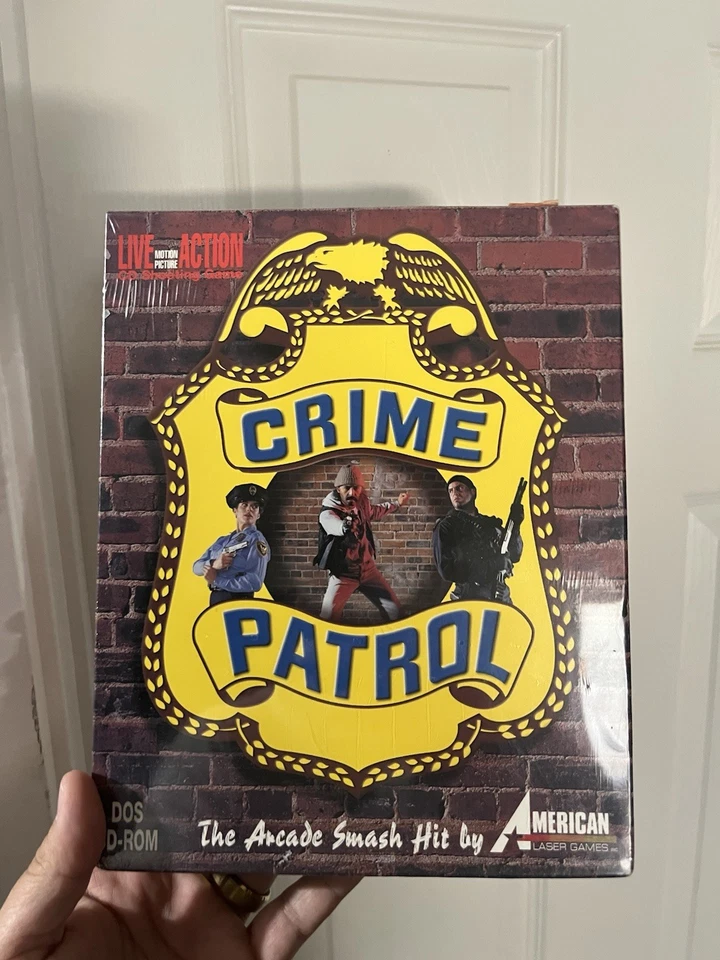 Crime Patrol DOS CD-ROM 1994 American Laser Games PC - NEW SEALED (Ex) - Image 1 of 3
