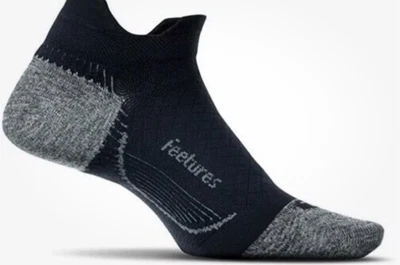 NEW Feetures Plantar Fasciitis Relief Light Cushion Socks Black Unisex Small NWT - Image 1 of 4