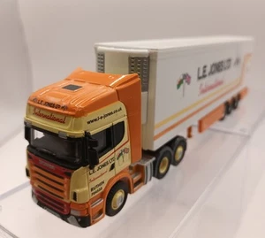Oxford Diecast Scania Truck & Trailer L.E. Jones Ltd Lorry 1:76 Scale - Picture 1 of 4