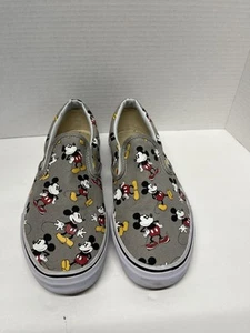 Vans x Disney Slip On Shoes - Mickey/Tan - Mens 9 / Womens 10.5 - Collab - Picture 1 of 17
