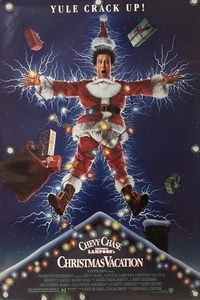 NATIONAL LAMPOON'S CHRISTMAS VACATION Original One Sheet Movie Poster 1989 RARE! - Picture 1 of 9