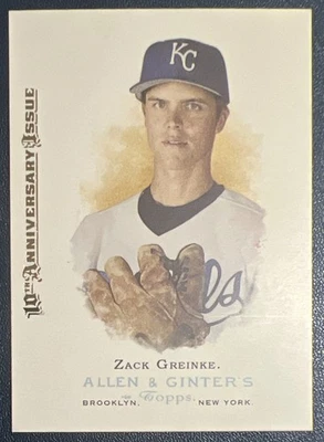 Zack Greinke 2015 Topps Allen & Ginter 10th Anniversary Buyback 2006 #38 ESE - Image 1 of 2