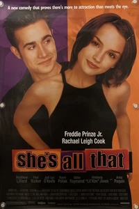 SHE'S ALL THAT Original One Sheet Movie Poster - 1999 - RACHEL LEIGH COOK - Picture 1 of 7