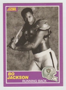 BO JACKSON 1989 Score Supplemental #384S ICONIC Baseball Bat & Shoulder Pads - Picture 1 of 2