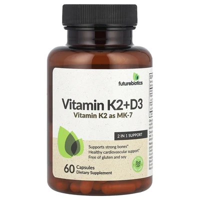 Vitamina K2 + D3, 60 cápsulas - Imagem 1 de 2