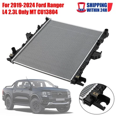 High Performance Aluminum Radiator for 2019-2024 Ford Ranger 2.3L Turbocharged - Imagem 1 de 4