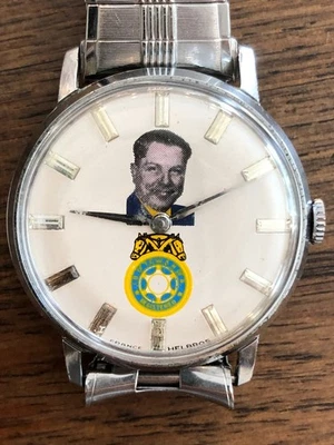 Винтажные часы Helbros Франция JIMMY HOFFA - TEAMSTERS - Изображение 1 из 4