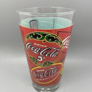 Coca-Cola glass Collectible vintage Drinking Glass with "Drink Coca-Cola" - Picture 1 of 9