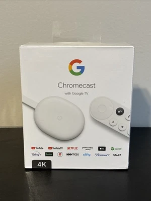 BRAND NEW Google Chromecast With Google TV (GA01919-US) 4K - Streaming Stick - Image 1 of 4