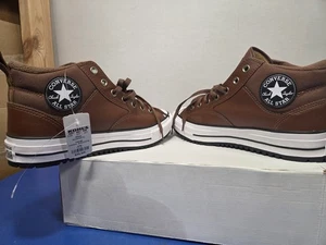 Converse Chuck Taylor CTAs Malden Street Mid Herren Kunstleder Stiefel Schuhe 10,5 - Bild 1 von 7