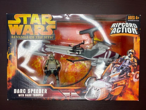 Star Wars Revenge Of The Sith BARC Speeder BARC Trooper 🔥Hasbro 2005 Cover