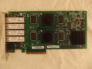 Qlogic PX2610401-11 QLE2464 Quad Port 4GBPS LC Fibre PCIe Host Bus Adapter 16-3 - Picture 1 of 3