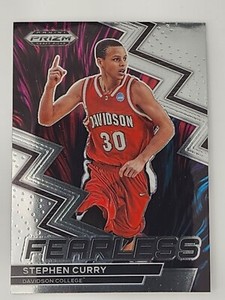 2023 Panini Prizm Draft Picks Stephen Curry #17 Fearless Insert