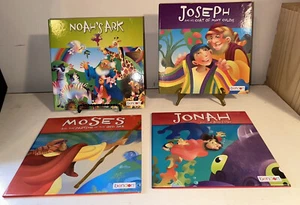 Arche Noah Jona Joseph Moses 4 Bücher Lot Religiöser Gott Kinder Hardcover Jesus - Bild 1 von 17