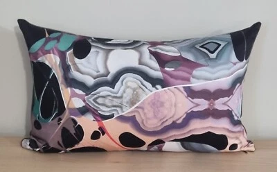 Designers Guild Christian Lacroix Kaoscope Cendre & Omega Velvet Cushion Cover  - Image 1 of 3