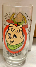 1985 VINTAGE ALVIN AND THE CHIPMUNKS COLLECTOR'S GLASS - THEODORE