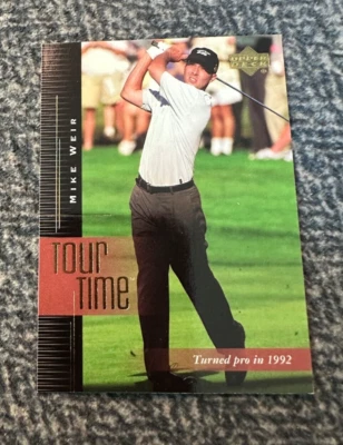 2001 Upper Deck Golf Card #192  Mike Weir - Tour Time - Image 1 of 2
