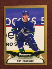 NILS HOGLANDER 2021-22 UD Parkhurst Hky GOLD Parallel #210 Retail ONLY Canucks  
