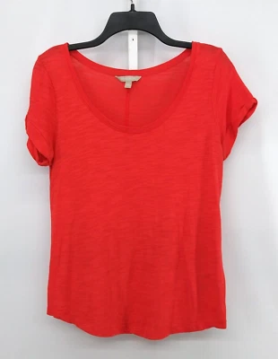 Banana Republic Shirt Womens Size M Orange Short Sleeve Breathable Casual Top - Image 1 of 4