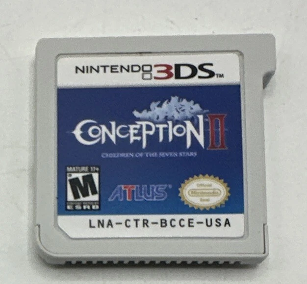 Conception II: Children of the Seven Stars (Nintendo 3DS, 2014) Game Cart ONLY - Image 1 of 1