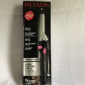 Revlon Salon Deep Hair Waver for Long Lasting Waves, 3/4" Wave Iron Curling New