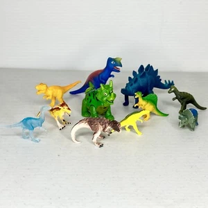 Lot Of 11 Mini Plastic Prehistoric Dinosaur Figurine Toys Mixed kids toys - Picture 1 of 12