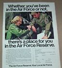 1975 Print Ad Page   Usaf Air Force Reserve Girls Women Men Career Military Jobs