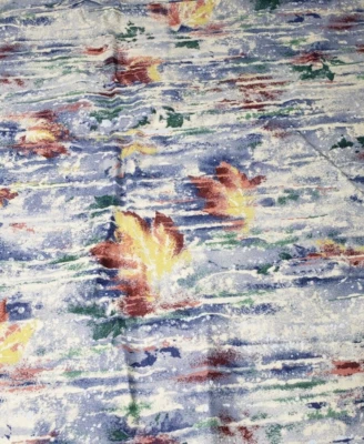 Rustic Meadows Fabric 1 Yard by RJR Fashion Fabrics Leaves Blues Greens Nature - Image 1 of 4