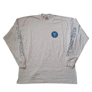 Vintage East Zone Championships Men T Shirt Gray Extra Large Y2K LS Bay Side USA - Picture 1 of 14