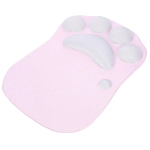Tapis De Souris Patte Chat Remplacement Support Poignet Pour Ordinateur Fille - Photo 1/12