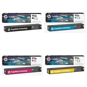 Original HP Patronen-Set 913A f. PageWide Pro 452dw 452dwt 477dn 477dw 477dwt  - Bild 1 von 1