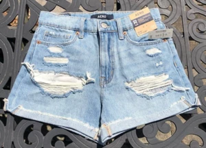 Aero Aeropostale Mom Short 3.25" Style 5751 Brand New with Tags Size 00 - Picture 1 of 6