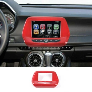 Panel de navegación GPS de 7 pulgadas decoración cubierta embellecedor para Chevrolet Camero 2017+rojo - Imagen 1 de 5