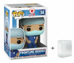 Funko Pop! SE Frontline Heroes / Workers - Male #1 - w/ Case Front Line In Stock - Picture 1 of 3